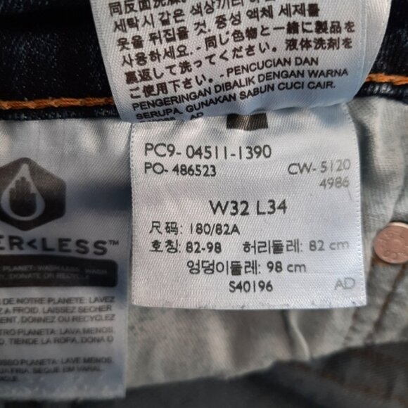 LEVI'S 511 Slim Fit Blue Jeans 04511-1390 Men's Sz 32 - Picture 12 of 12